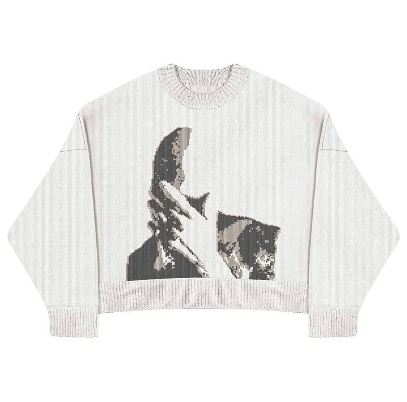 Frank Ocean's 'BLOND' Album Inspired Loose Knit Sweater